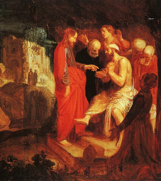 John Pynas The Raising of Lazarus Norge oil painting art